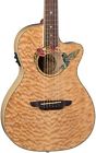 Fau Hum Luna Guitars Fauna Humminbird Guitar Natural 814064029262
