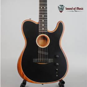 Fender 060623060605 American Acoustasonic Telecaster With Gig Bag - Black Used