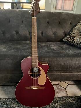 0970743575 Fender Newporter California Series Acoustic-electric Guitar Hardshell Case