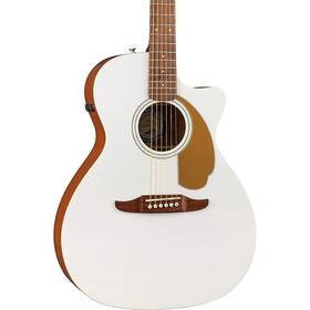 0970743580 Fender Newporter Player Limited-edition Acoustic-electric Guitar Arctic White