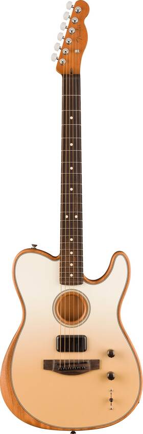 0971713116 Fender Finneas Acoustasonic Telecaster - Cappuccino Fade