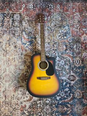 0971913027 Fender Fa Series Dreadnought Acoustic-electric Guitar - Sunshine Burst
