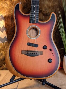 0972023200-b1 Fender American Acoustasonic Stratocaster Acoustic-electric Guitar 3-color Su