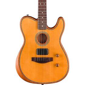 0973113534 Fender Acoustasonic Standard Telecaster Acoustic-electric Guitar Aged Natural