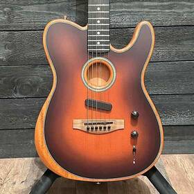 0us216458a Fender American Acoustasonic Telecaster Usa Acoustic Electric Guitar - Sunburst