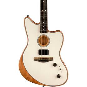 Fender 197881258825 American Acoustasonic Jazzmaster A/e Guitar Arctic White Rf