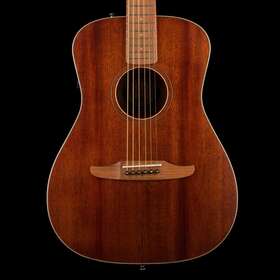 54fen010 Fender Used Malibu Special All Mahogany Natural Acoustic Guitar With Gig Bag
