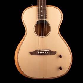 54fen021 Fender Used 2024 Highway Series Parlor Natural With Gig Bag