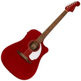 Fender 717669621476 Redondo Player Acoustic/electric Guitar Candy Apple Red