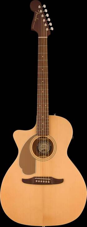 Fender 717669626969 Newporter Player Natural Left-handed Lh Lefthanded Cutaway Elec Acoustic