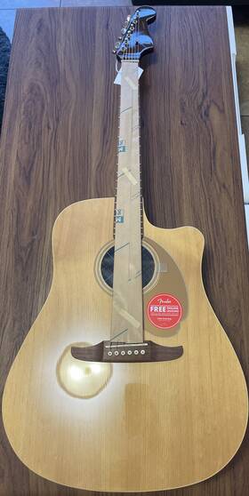 Fender 885978430512 Redondo Player Acoustic Electric Guitar - Natural