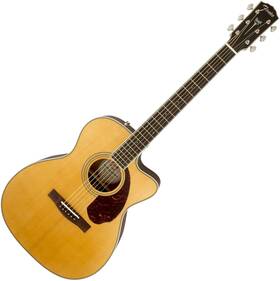 Fender 970333321 Paramount Pm-3 Standard Triple-0 Acoustic-electric Guitar Natural With Case