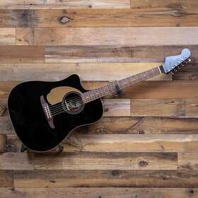 970718506 Fender Redondo Player Lh Acoustic-electric Left-handed Jetty Black U219011