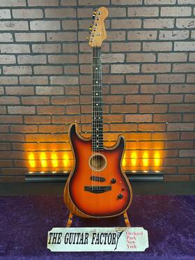 Amacoustasonic-0211-u Fender 2022 American Acoustasonic Stratocaster Ebony Fingerboard 3-color Su