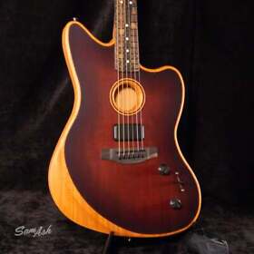0972033137 Fender American Acoustasonic Jazzmaster All Mahogany Bourbon Burst