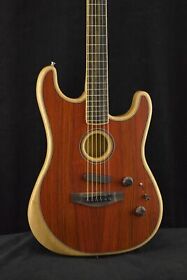 Strat-us205682a Fender American Acoustasonic Stratocaster Eb Cocobolo