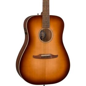 0970913137 Fender California Redondo Classic Pau Ferro Fb A E Guitar Aged Cognac Burst