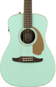 Fender California Series Malibu Player Acoustic Electric Guitar Aqua Splash