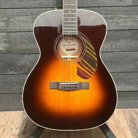 Cc220412655 Fender Po-220e Orchestra Acoustic Electric Guitar Sunburst With Case