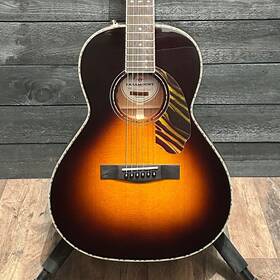 Cc240403211 Fender Ps-220e Paramount Parlor Acoustic Electric Guitar With Case - Sunburst