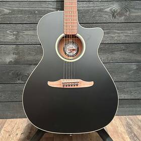 Cc240515033 Fender Newporter Special Black Acoustic Electric Guitar