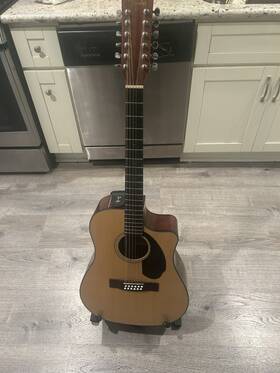 Fender Cd-60sce-12/nat Classic Design 12-string Acoustic-electric Guitar Natural