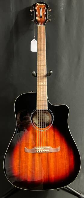 Fa-325ce Fender Dao Exotic Dreadnought Cutaway Acoustic-electric Guitar Vintage