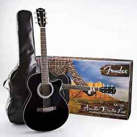Fa130 Fender Acoustic Electric Guitar Pak With Amp