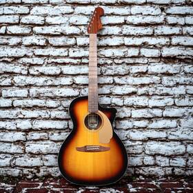 Fe0970743003 Fender Newporter Player Acoustic Electric Guitar Great Condition With Padded Case