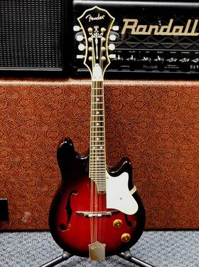Fm-62sce Fender 2002 Acoustic/electric Mandolin With Gig Bag Made In Korea Rare