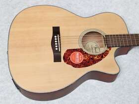 Gc-60sce Fender Limited-edition Acoustic Electric Guitar Natural Satin - With Setup