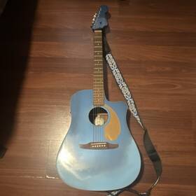 Fender Iwa21114796 Redondo Player California Acoustic-electric Guitar Blue 6 String