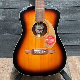 Iwa2414376 Fender Malibu Player Short Sale Parlor Acoustic Electric Guitar - Sunburst