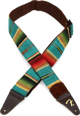 992132545 Fender Musical Instruments Corp. Sonoran Guitar Strap 2in Sedona Oasis Gold