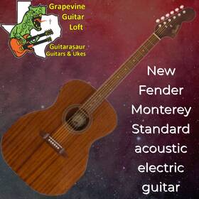0973052122 Fender Musical Instruments Corporation Monterey Standard 6-string Right-handed Natural Acoustic Guitar