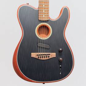 Fender Mxa2206263 Acoustasonic Player Telecaster Acoustic-electric Guitar - Brushed Black