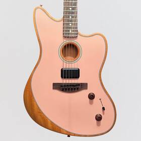 Fender Mxa2300764 Acoustasonic Player Jazzmaster Acoustic-electric Guitar - Shell Pink