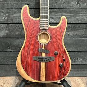 Us204473a Fender American Acoustasonic Stratocaster Ziricite Usa Acoustic Electric Guitar Us204473a Fender American Acoustasonic Stratocaster Ziricite Usa Acoustic Electric Guitar