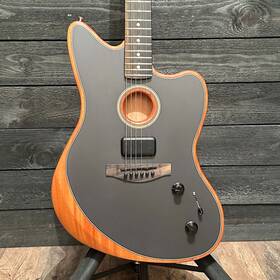 Us225783a Fender American Acoustasonic Jazzmaster Usa Acoustic Electric Guitar - Black