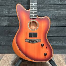 Us226392a Fender American Acoustasonic Jazzmaster Acoustic Electric Guitar 2022 - Sunburst
