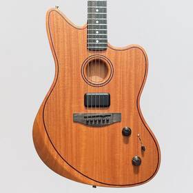 Fender Us231155a American Acoustasonic Jazzmaster All-mahogany Acoustic-electric Guitar