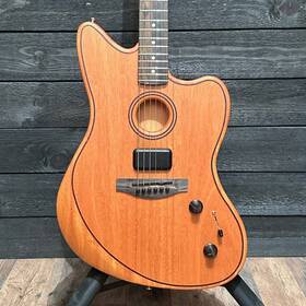 Us231815a Fender American Acoustasonic Jazzmaster Usa Acoustic Electric Guitar - Natural