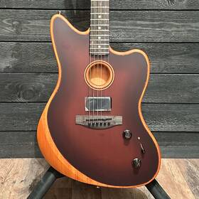 Us5242306a Fender American Acoustasonic Jazzmaster Acoustic Electric Guitar - Sunburst