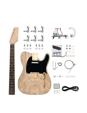 100bna-r Fistrock Diy Electric Guitar Kit Beginner Tl Style 6 String Right Handed Basswood