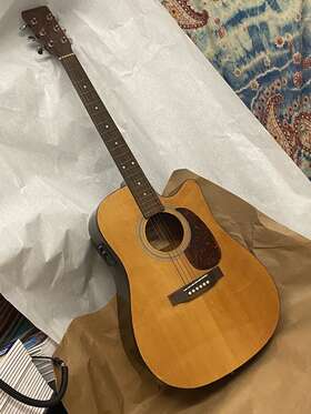 Es7c-4 Franciscan Electric Acoustic Guitar Parts Or Repair