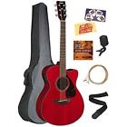 Fsx800c Fsx800crrcombodlx Small Body Guitar Bundle With Gig Bag Tuner 660845713031