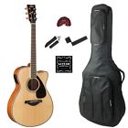 Fsx820c Yamaha Natural Acoustic Electric Guitar Value Pack 889025104548