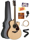 Fsx830c Fsx830c-combo-dlx Yamaha Small Body Guitar Bundle With Gig Bag 660845713062