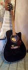 Fx01c Bl Yamaha Acoustic Electric Guitar Black