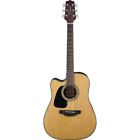 Gd10celh-ns Takamine Left Handed Dreadnought Acoustic Electric Guitar Natural 799493251319